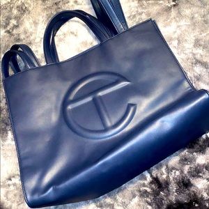 Telfar Medium Shopping Bag - Navy